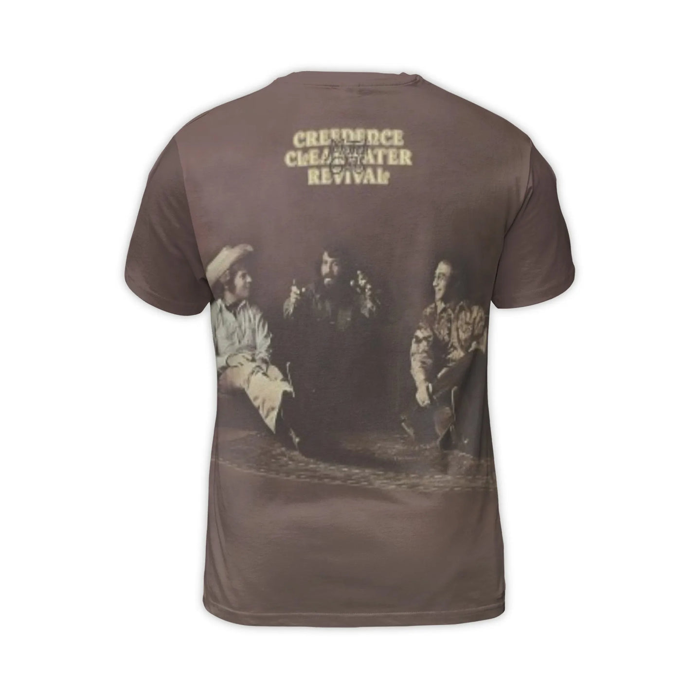 Creedence Clearwater Revival T-Shirt | Classic Rock Band Graphic All-Over Print | Premium Polyester Blend | Music Fan Gift an