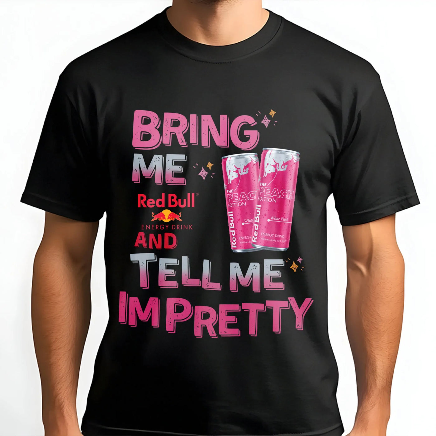 Energy Drink Graphic T-Shirt | Funny Sarcastic Quote | Premium Soft Cotton Tee | Unisex Gift for Caffeine Lovers and Students