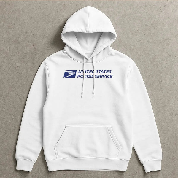 Postal Worker Hoodie | USPS Logo Graphic Sweatshirt | Premium Cotton Blend | Gift for Mail Carrier and Rural Route Driver