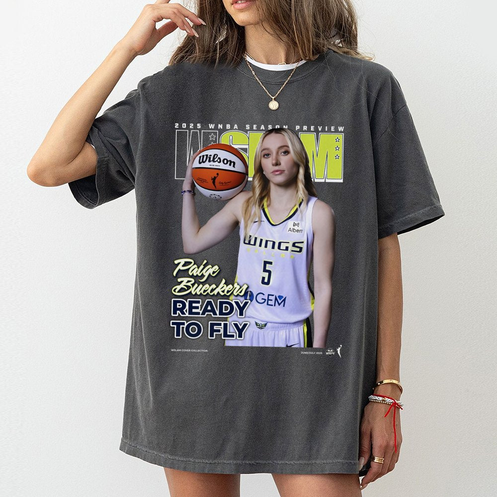 Paige Bueckers T-Shirt | WNBA Basketball Player Graphic Tee | Premium Cotton Retro Sports Apparel | Gift For College Basketba