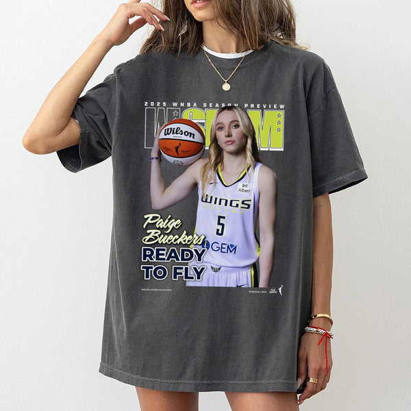 Paige Bueckers T-Shirt | WNBA Basketball Player Graphic Tee | Premium Cotton Retro Sports Apparel | Gift For College Basketba