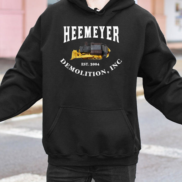 Heemeyer Demolition Hoodie | Heavy Equipment Bulldozer Graphic | Premium Cotton Blend | Gift For Construction Workers & Machi