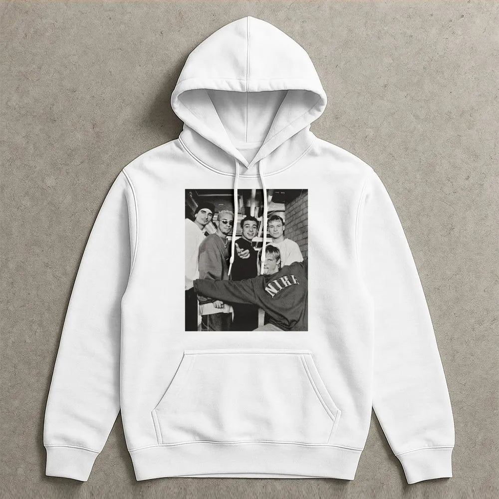 Backstreet Boys Hoodie | 90s Music Fan Graphic Apparel | Premium Cotton Blend | Nostalgic Boy Band Concert Gift for Men and W