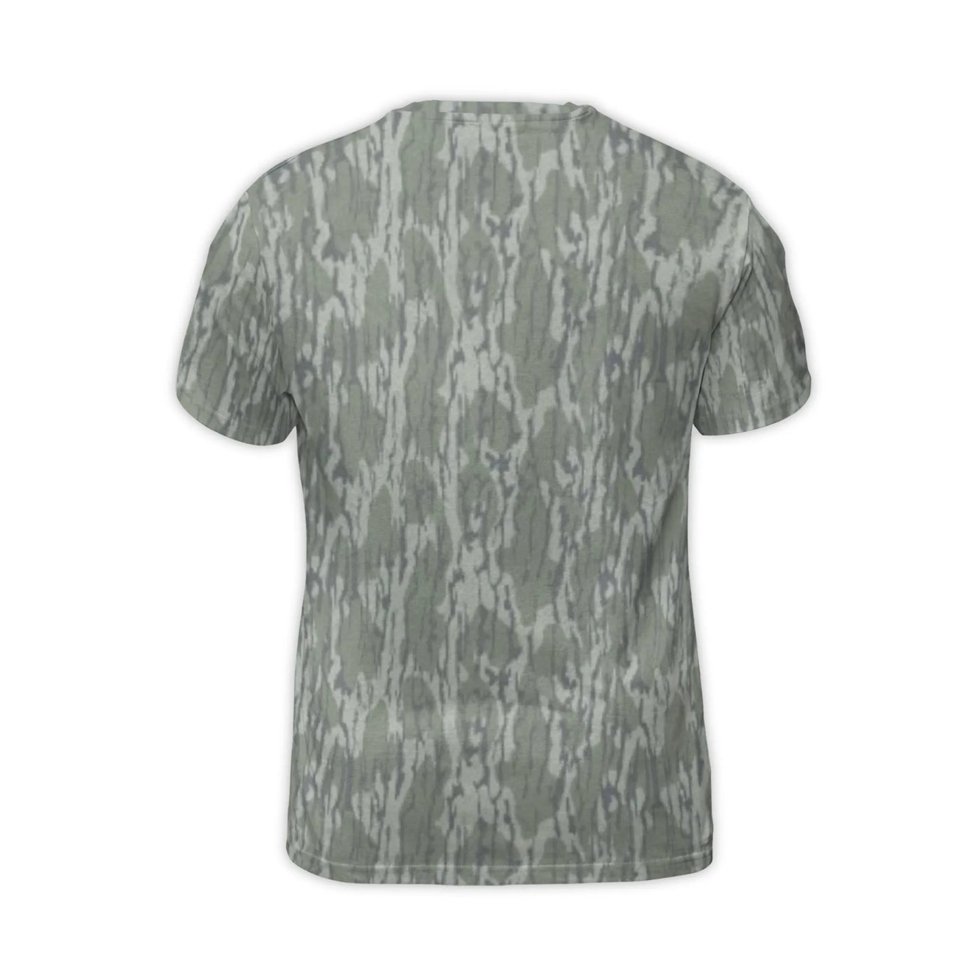 Chene Camo T-Shirt | All-Over 3D Printed Tree Bark Pattern | Premium Polyester Spandex Blend | Breathable Hunting Style Tee f